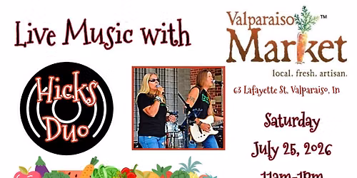 Hicks Duo at Valparaiso Market