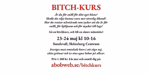 BITCHKURS i Sundsvall
