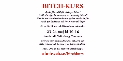 BITCHKURS i Sundsvall