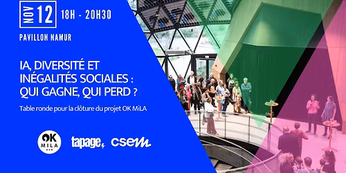 Table ronde \u201cIA, diversit\u00e9 et in\u00e9galit\u00e9s sociales\u201d