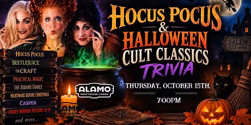 Hocus Pocus & Halloween Cult Classics | Alamo Drafthouse Cinema Woodbridge