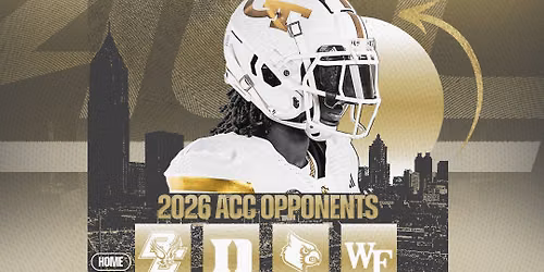 2026 Georgia Tech Yellow Jackets Football Season Tickets (Includes Tickets To All Regular Season Home Games)