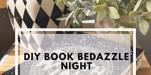 DIY Book Bedazzle Night