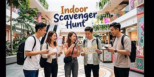 Indoor Scavenger Hunt (Sat 19 Sep). singles social event.