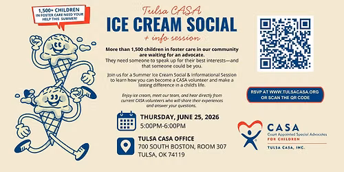 Tulsa CASA Ice Cream Social
