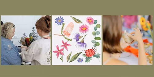 NEW Hobby Discovery: Watercolours, Flowers & Clay
