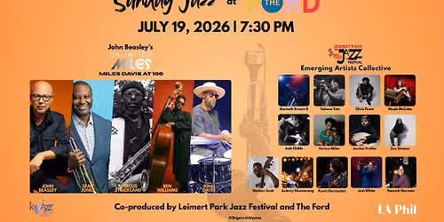 Sunday Jazz at The Ford co-produced by Leimert Park Jazz Festival and The Ford\/LAPhil