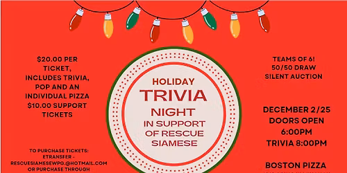 Holiday Trivia at Boston Pizza (St Vital)