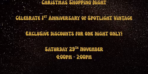 Christmas Shopping Night