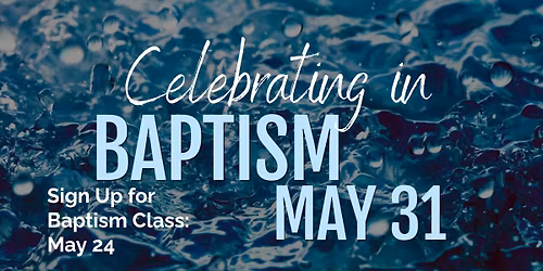 Baptism Sunday! 