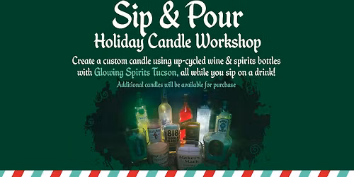 Sip & Pour: Holiday Candle Workshop at T&B North!