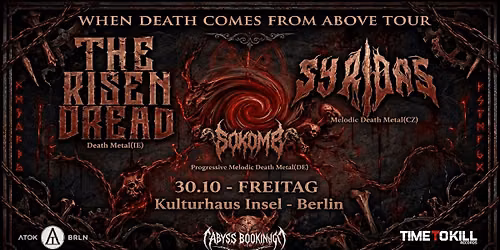 The Risen Dread & Syridas | When Death Comes From Above Tour | Berlin