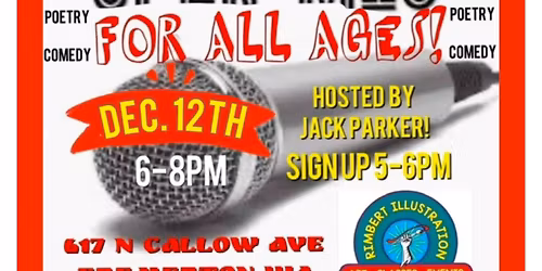 2nd Friday All-Ages Open Mic