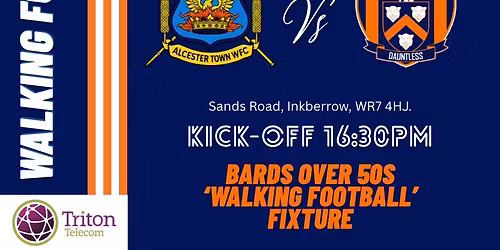 Alcester Town vs Bards Strollers (Over 50\u2019s)