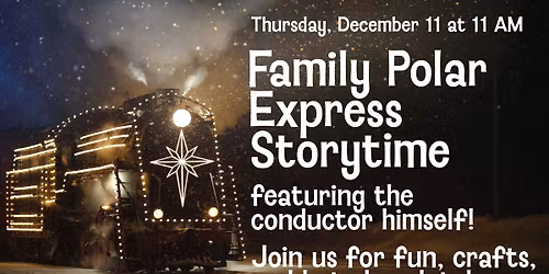 Family Polar Express Storytime