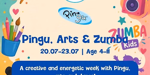 Pingu's English Viimsi Summer Camp ART AND ZUMBA KIDS!!