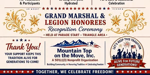 Patron Supporters July 4th Ceremony 