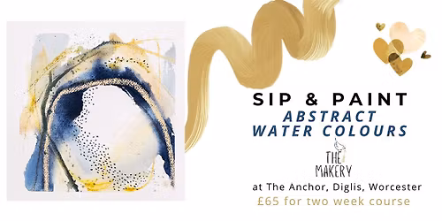 Paint & Sip - Abstract Water Colour