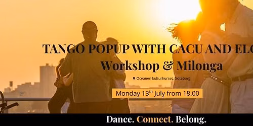 Tango PopUp WS with Cacu & Elodie - Dj Ahella