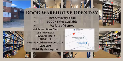 Mid Sussex Book Club \ud83d\udcdaHUGE BOOK SALE - 70% OFF! \ud83d\udcda