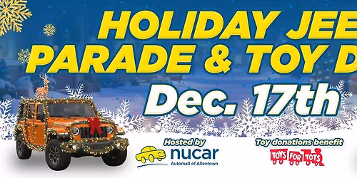 J.E.E.P. Attends Nucar's 2025 Holiday Jeep Parade & Toy Drive