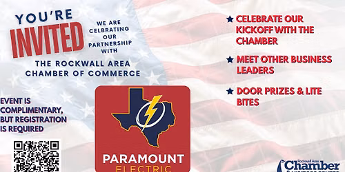New Partner Showcase with the Rockwall Area Chamber of Commerce