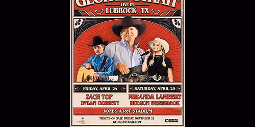 George Strait with Zach Top and Dylan Gossett