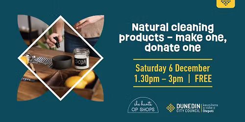 Natural cleaning products \u2013 make one, donate one 