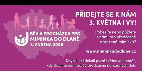 B\u011bh a proch\u00e1zka pro MIMINKA DO DLAN\u011a 2026 Olomouc