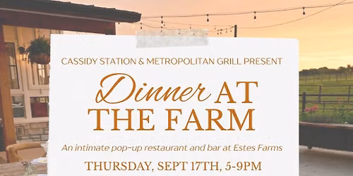 Dinner at the Farm 
