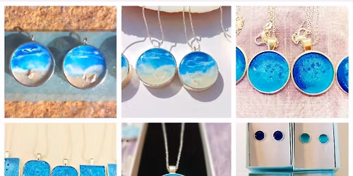 Coastal Resin Jewellery workshop