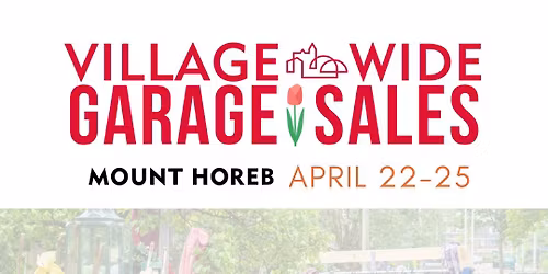 Mount Horeb Spring Village-Wide Garage Sales