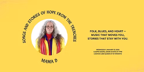 Songs and Stories of Hope from the Trenches