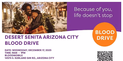 Desert Senita Arizona City - Blood Drive