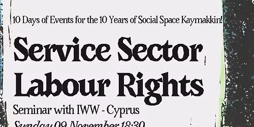 Rights for Service Industry Workers: Presentation with IWW