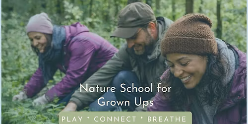 Nature School for Grownups: Foraging, Bushcraft & Outdoor Play (Edinburgh)