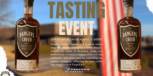 Rangers Creed Bourbon Tasting Event