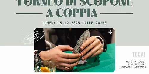 TORNEO SCOPONE A COPPIE - TOCAI