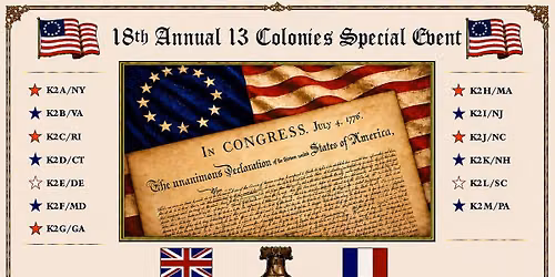 13 Colonies QSO Party