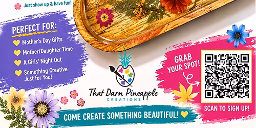 Pressed Flower Tray Workshop