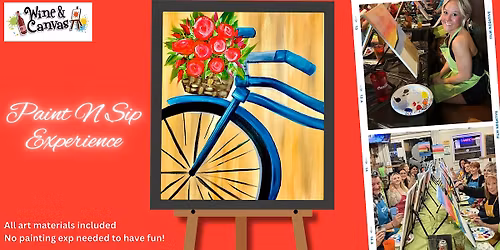 Westfield Paint Night- Blue Bicycle