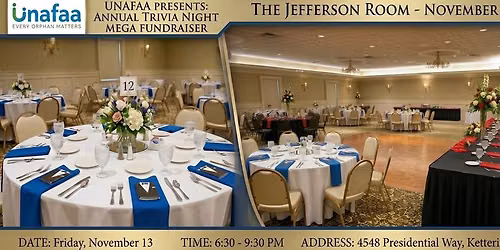 Unafaa's Annual Trivia Night Mega Fundraiser 