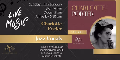 Charlotte Porter - Jazz Vocalist