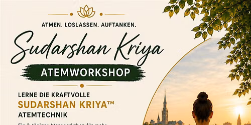 Kraftvoller Atem Workshop: Lerne die Sudarshan Kriya\u2122 Atemtechnik in 3 Tage