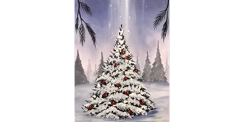 Dreaming of a White Christmas - Paint and Sip in Orange County | Classpop!\u2122