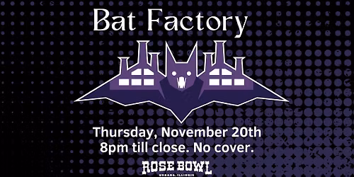 Bat Factory Presents: Goth \/ Industrial Night - December 2025