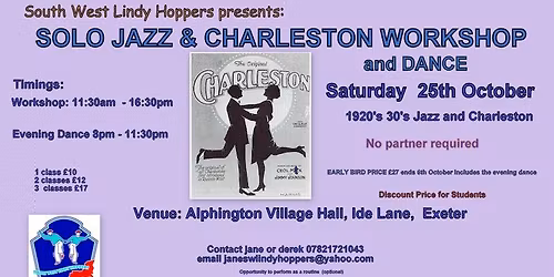 Solo Jazz & Charleston Workshop (part 1)