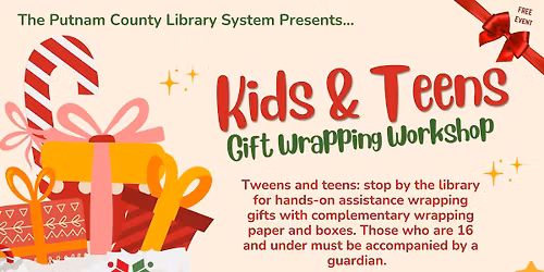 Kids and Teens Gift Wrapping Workshop