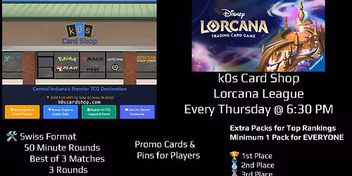 Lorcana TCG - Thursday 6:30PM League
