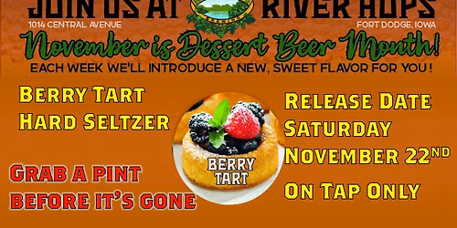 Berry  tart hard seltzer release